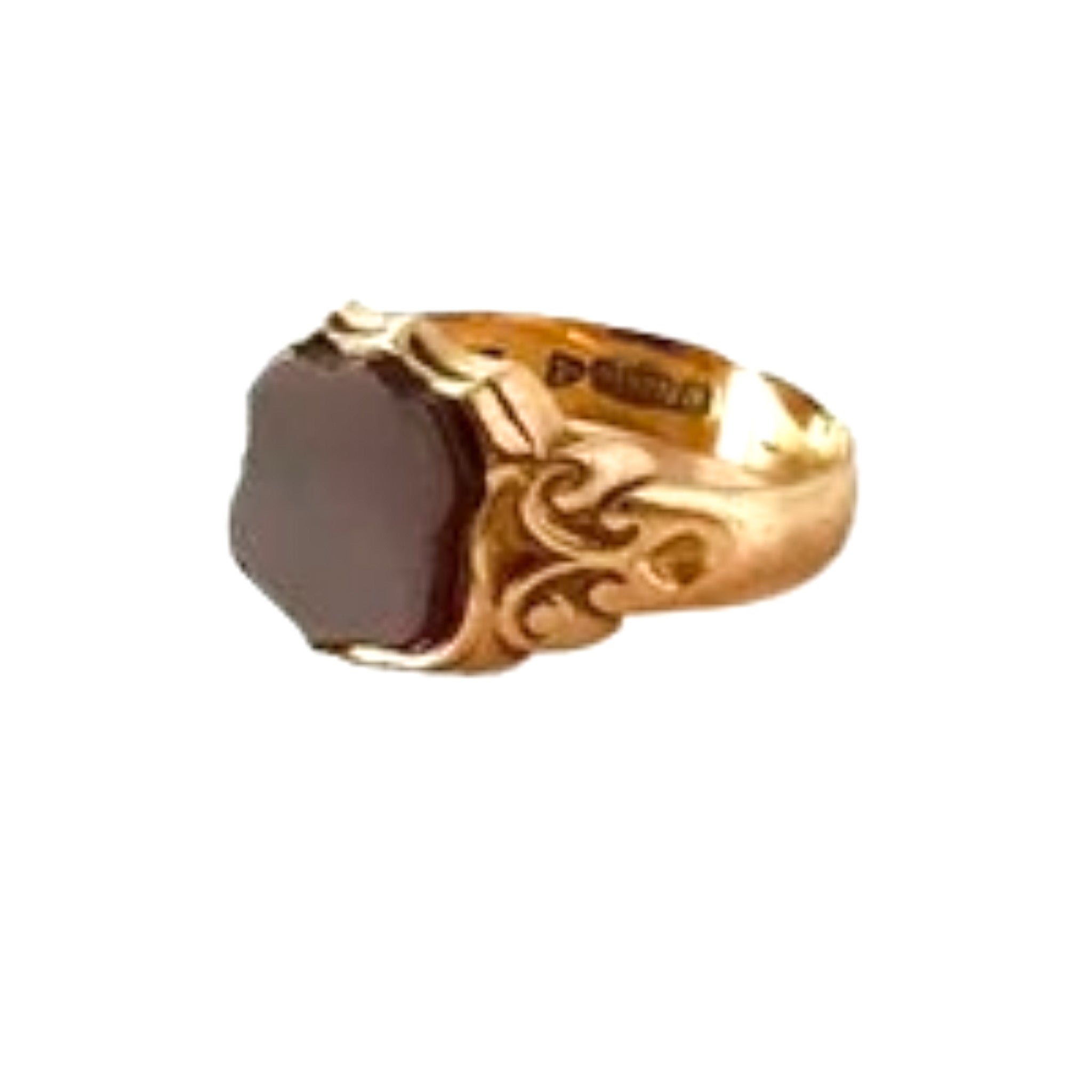 Antique Carnelian Ring - Chester 1906 (Vintage)