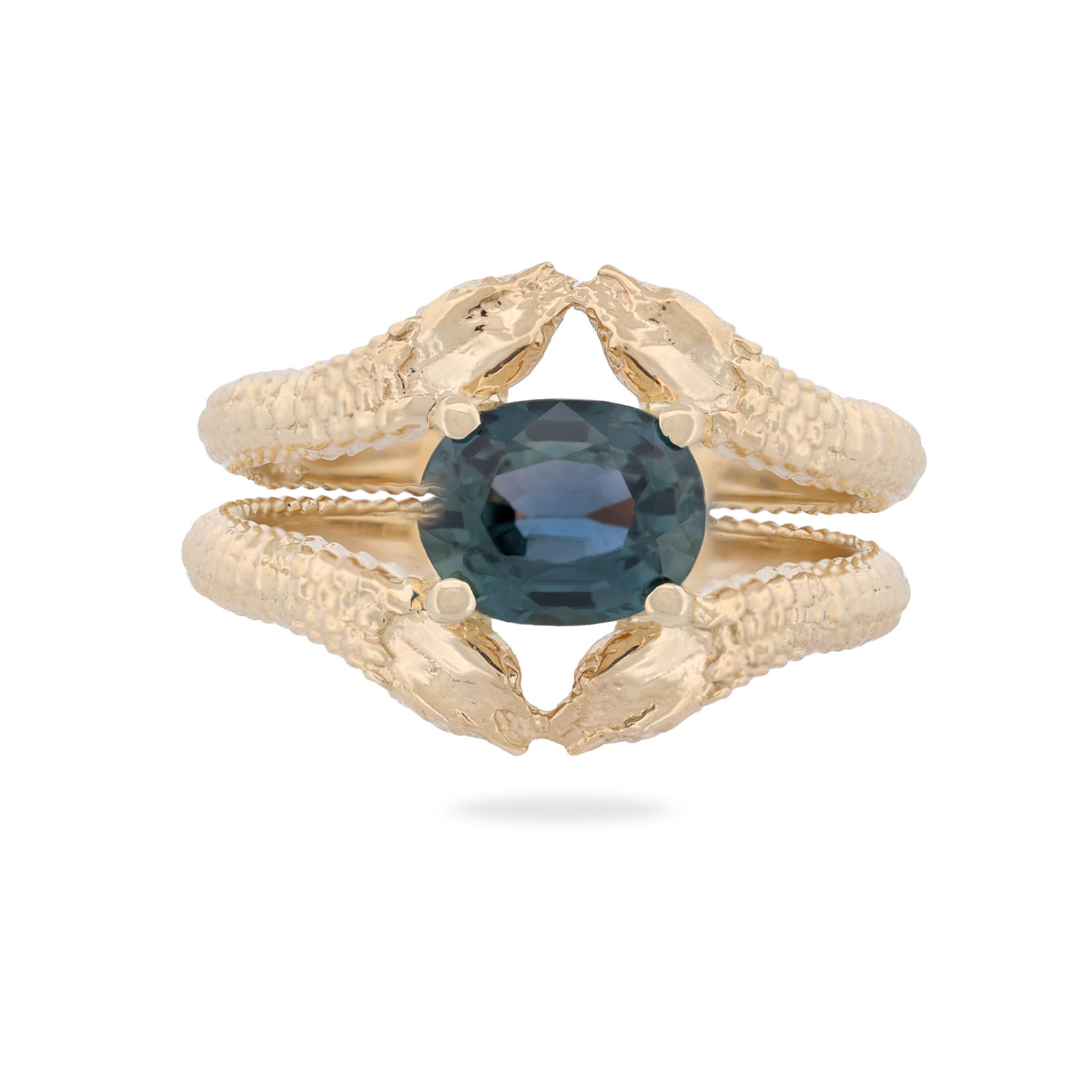 Tetrad Nagini Ring - Oval Sapphire (1.5ct)