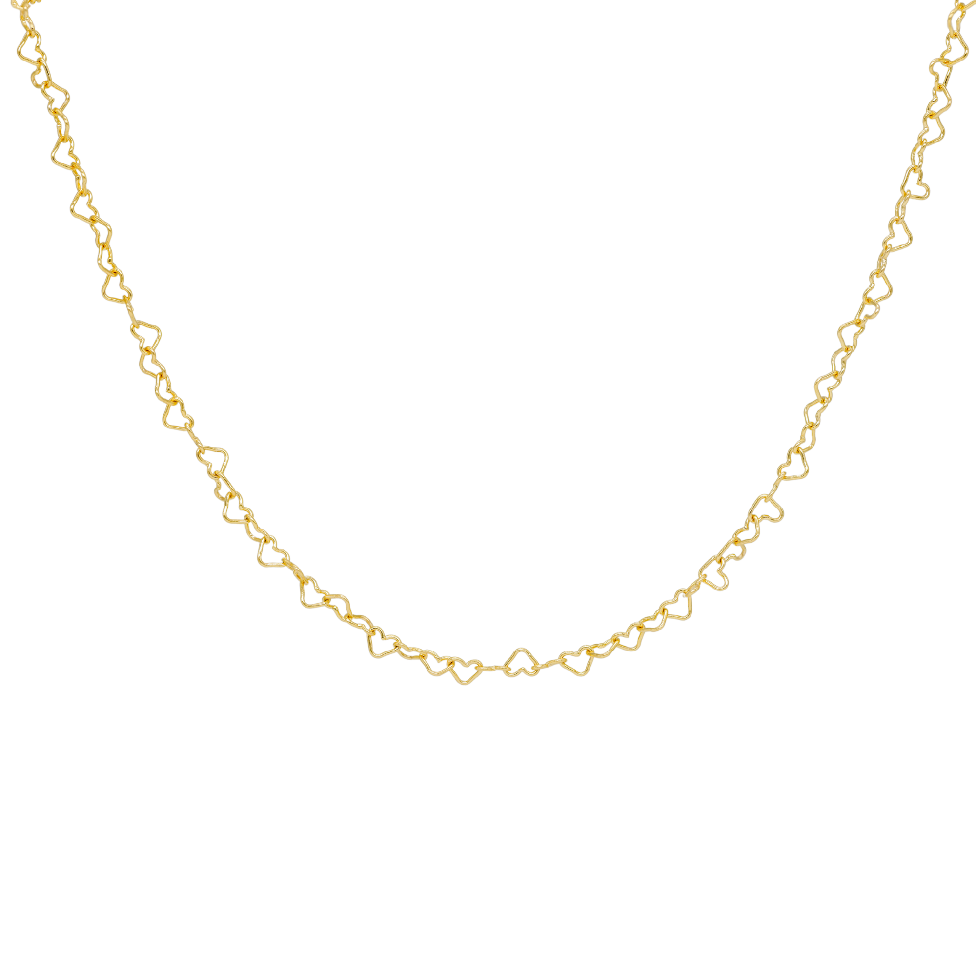 Petite Heart Chain Necklace