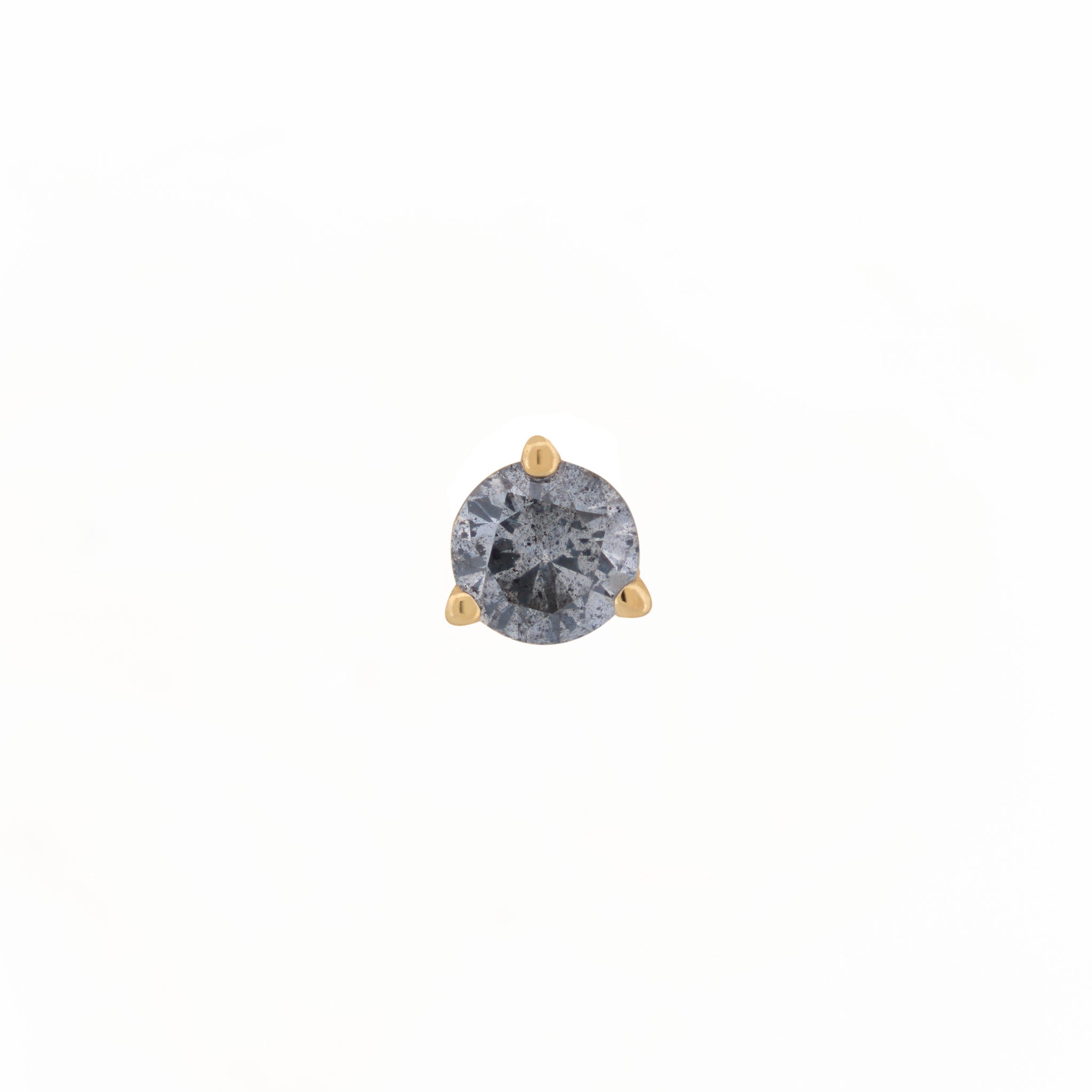 3 Prong Round - Colored Gems (3mm)