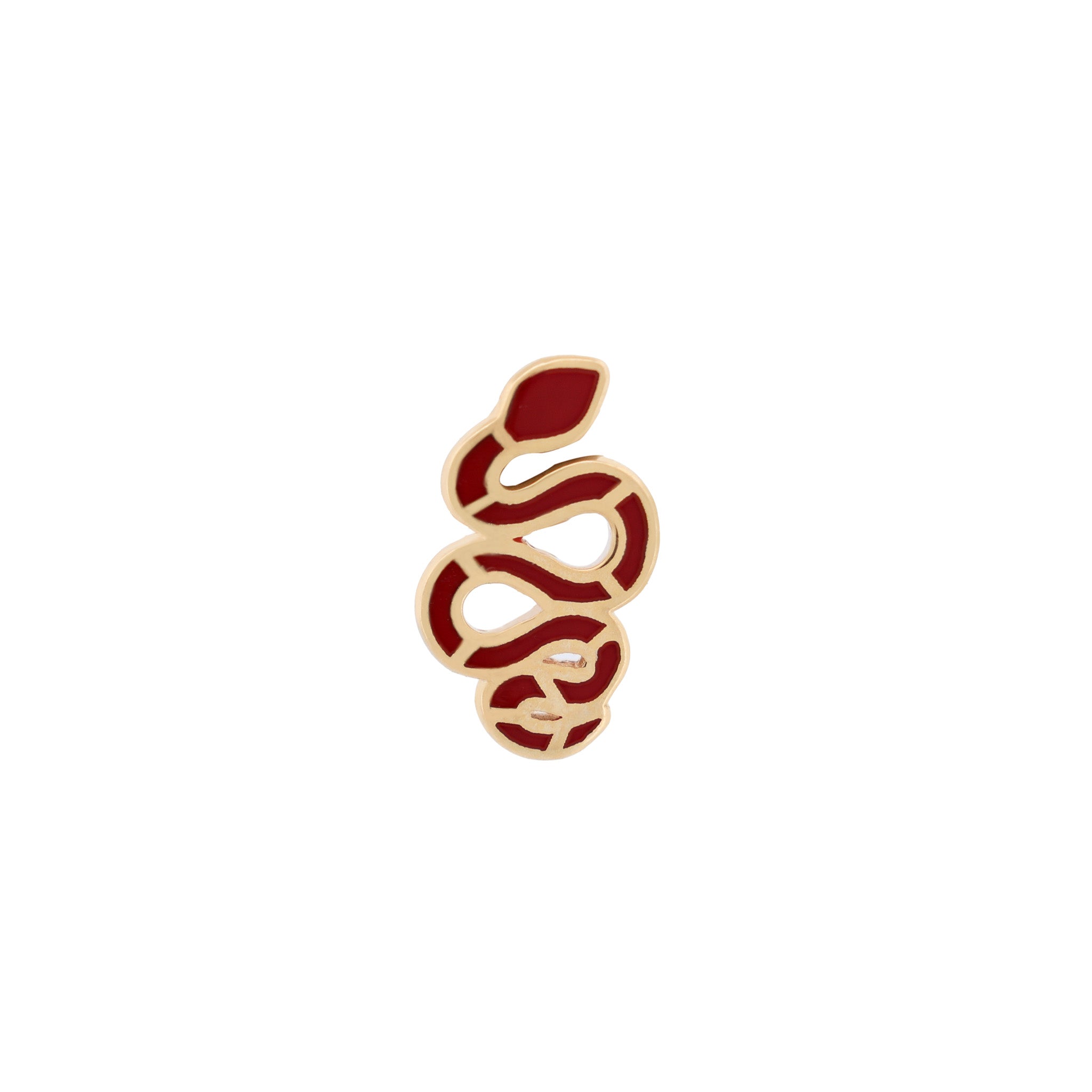 Color Snake Stud