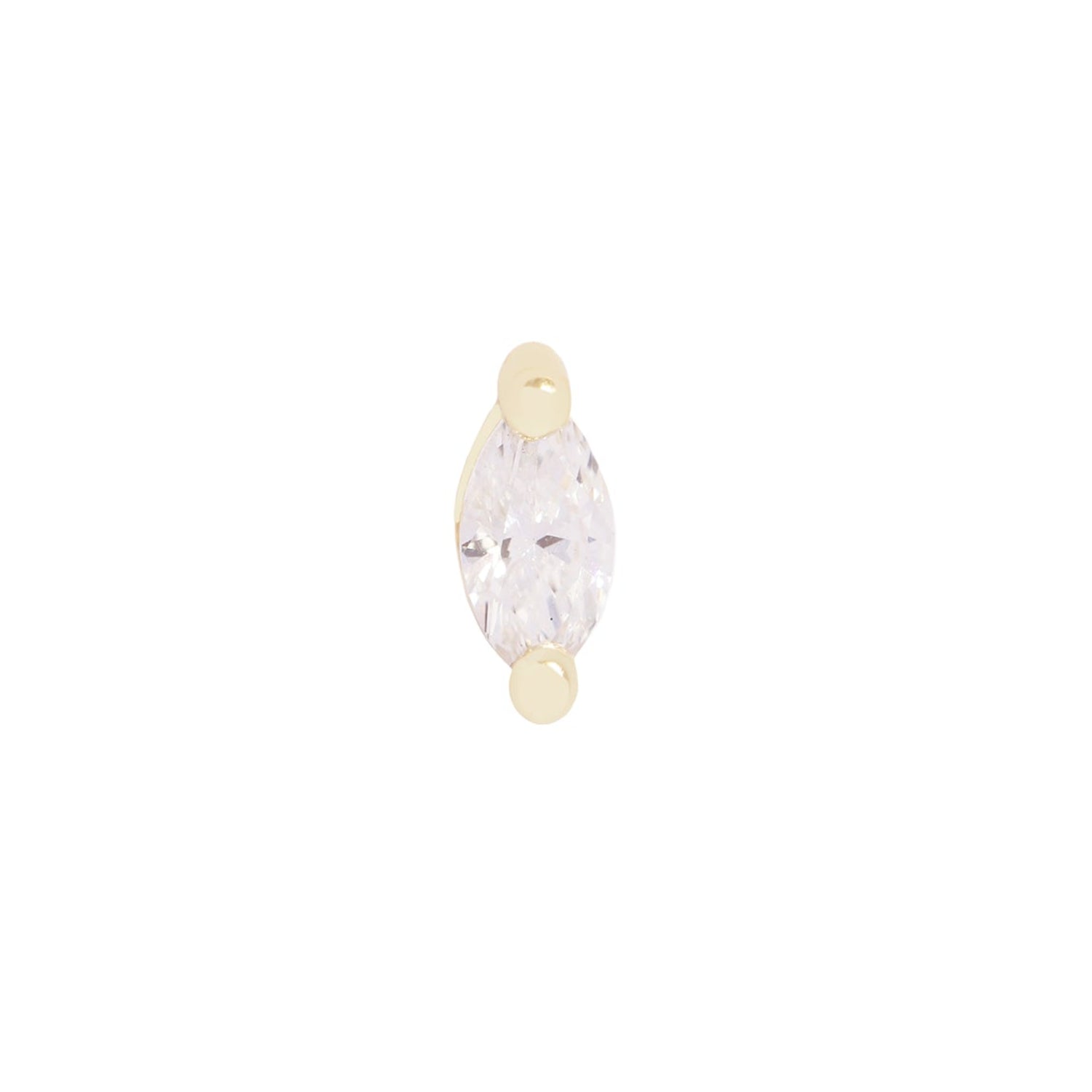 Grande Marquise Prong - White Diamond (4x2mm)