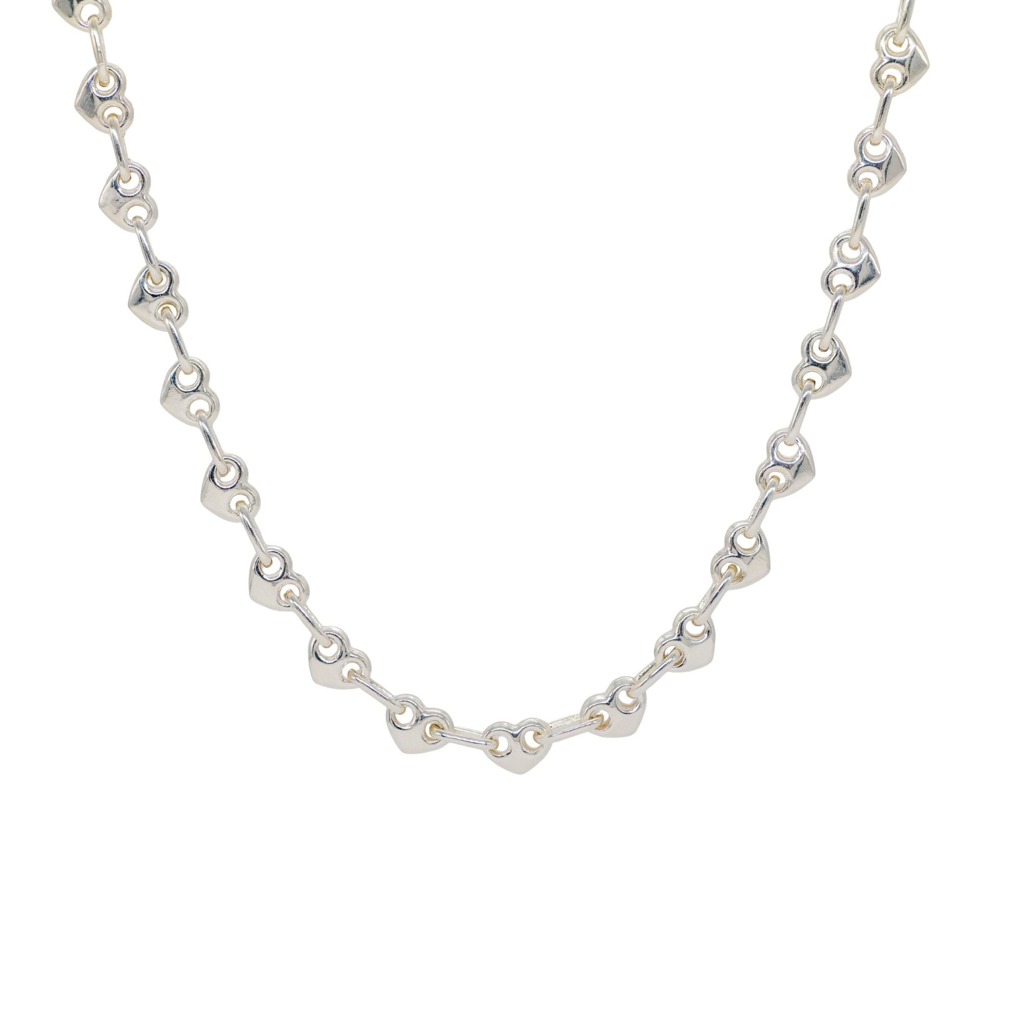 Puffed Heart Necklace (S)