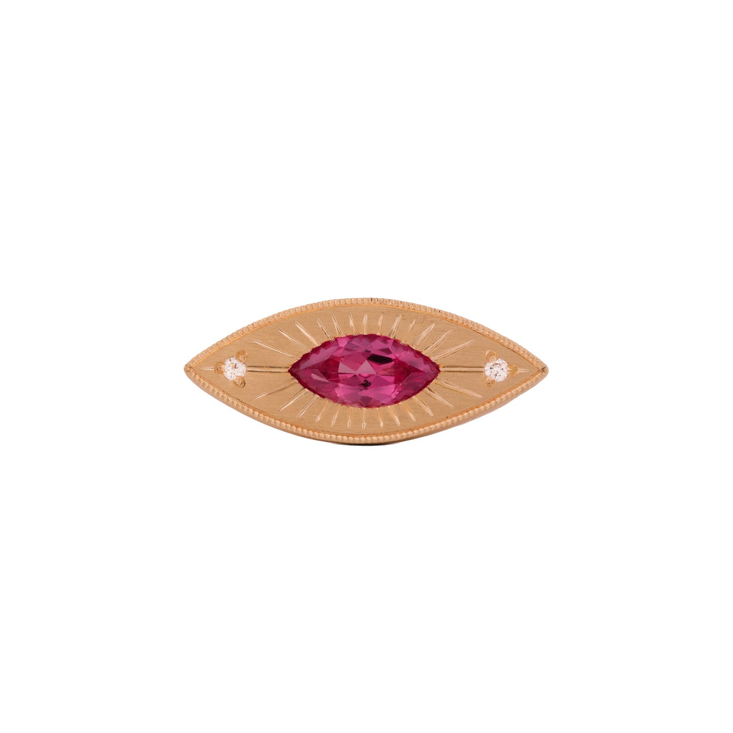 Brilliant Third Eye - Summer Coral Sapphire (0.63ct)