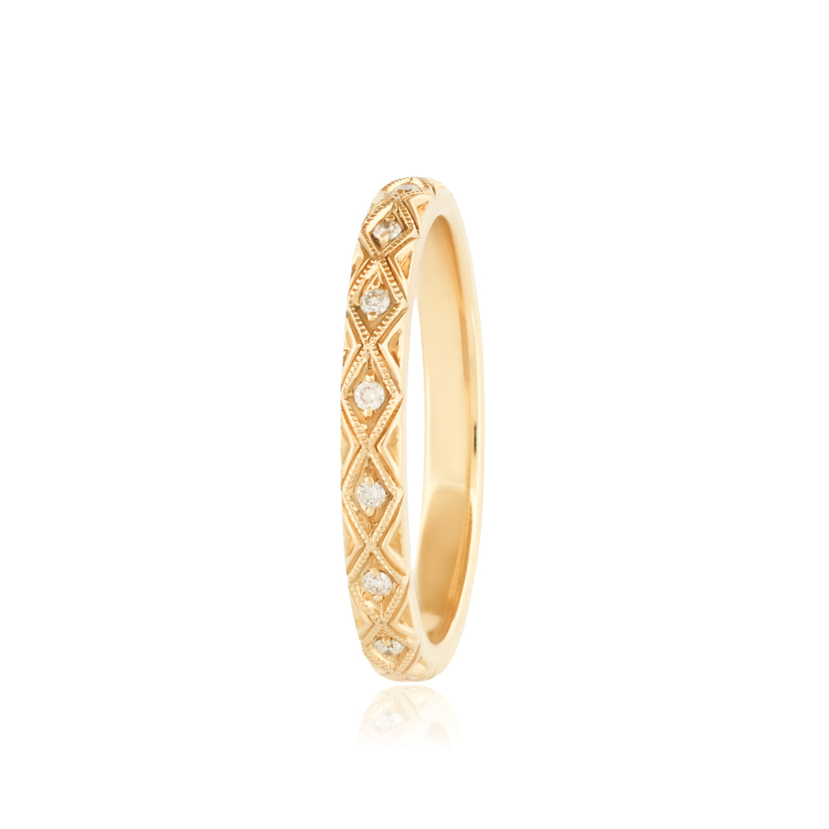 Serpentra Ring - Round Diamond