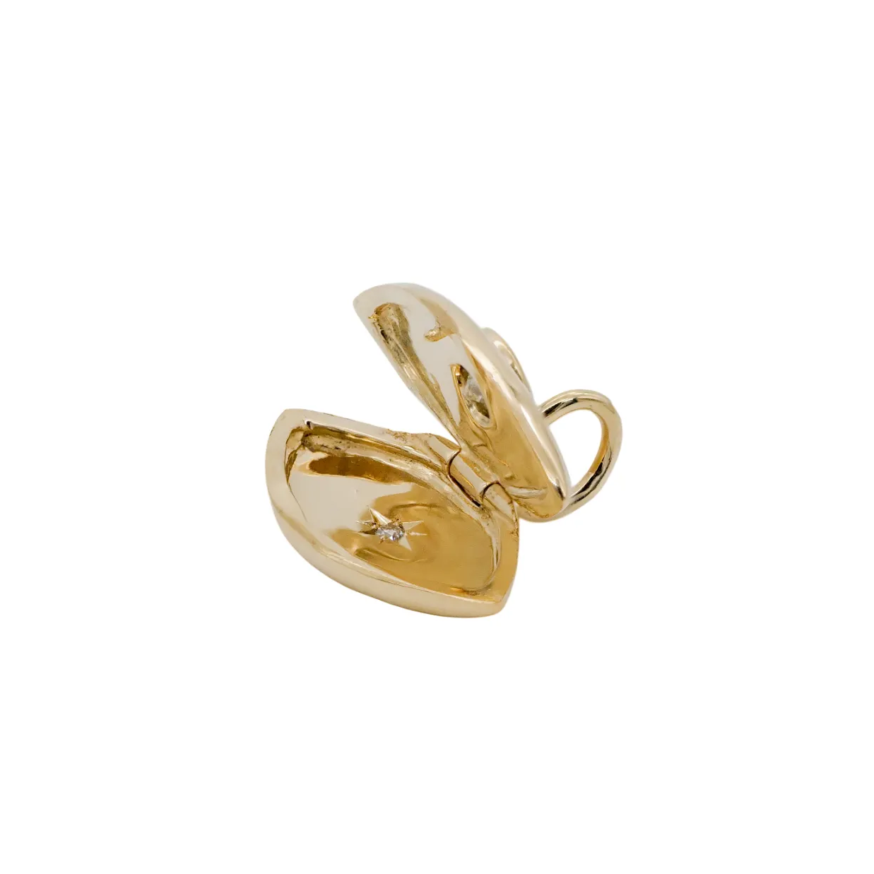 Third Eye Locket - Old European Diamond (0.39ct)