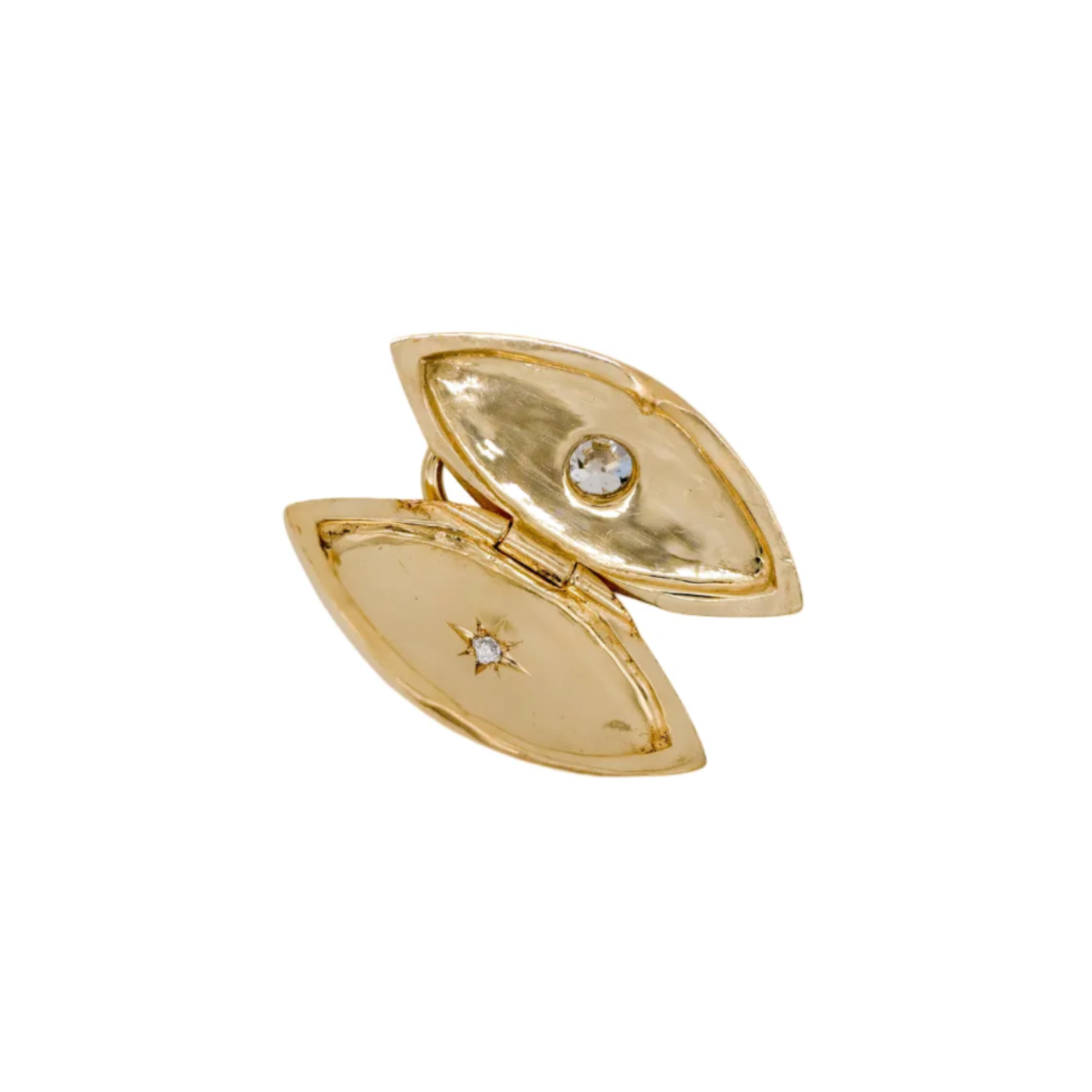 Third Eye Locket - Old European Diamond (0.39ct)