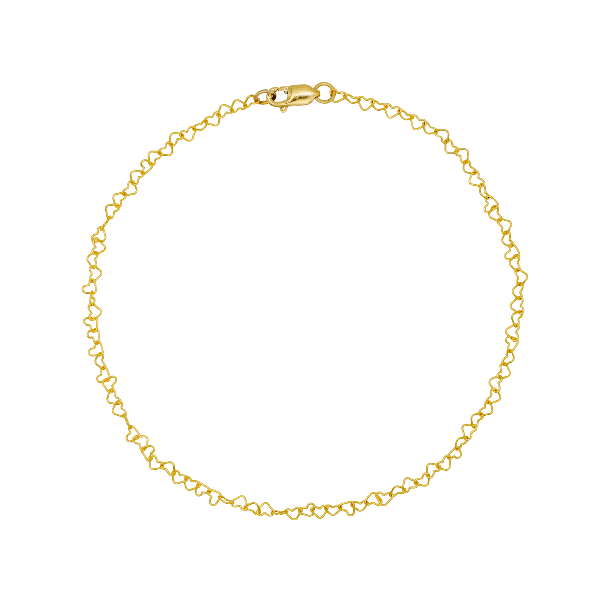 Petite Heart Chain Bracelet