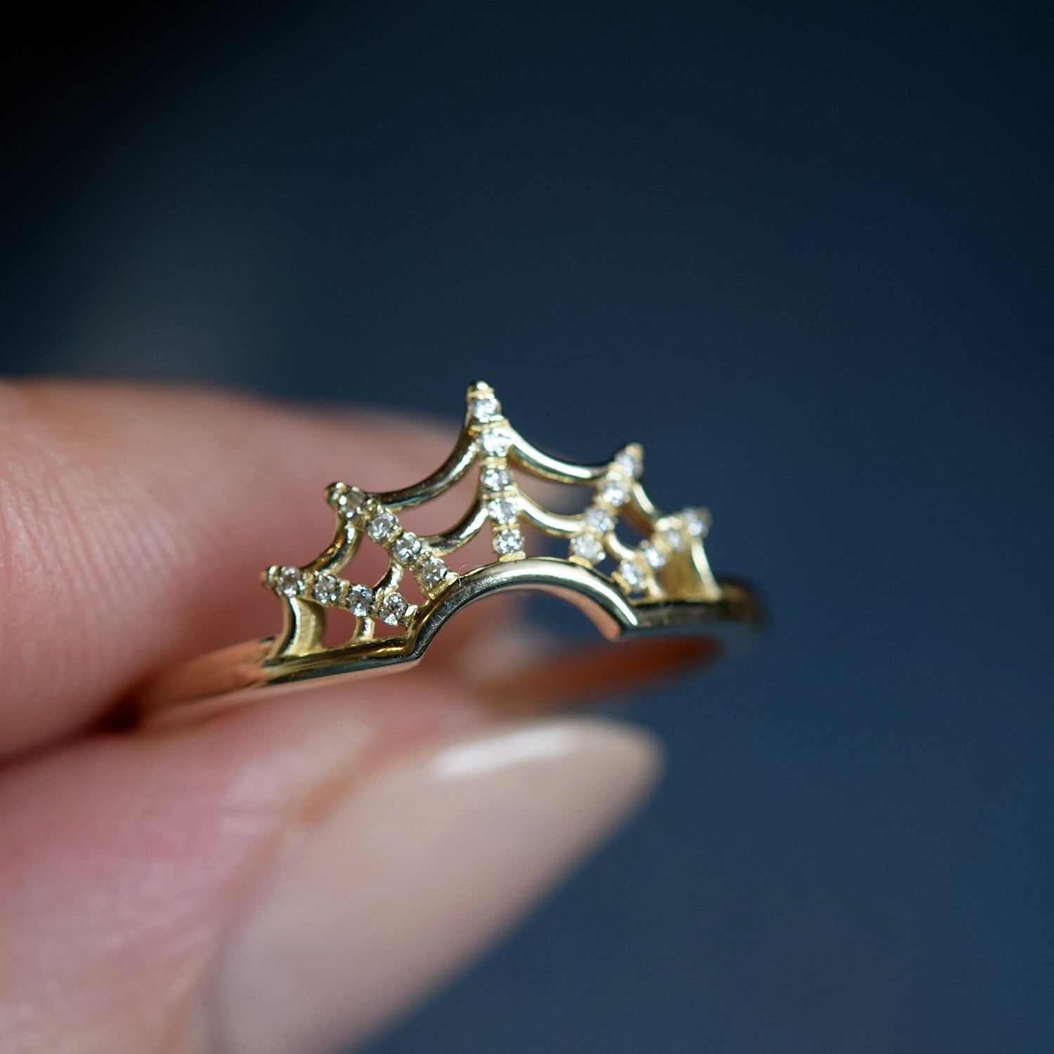 Arced Web Ring - Pavé