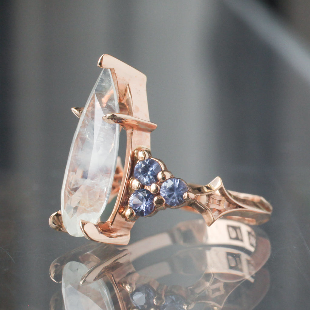 Nico Ring - Sri Lankan White Sapphire