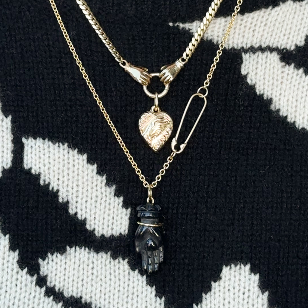 Hand & Heart Charm