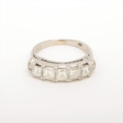 Vintage Carré Cut Diamond Band