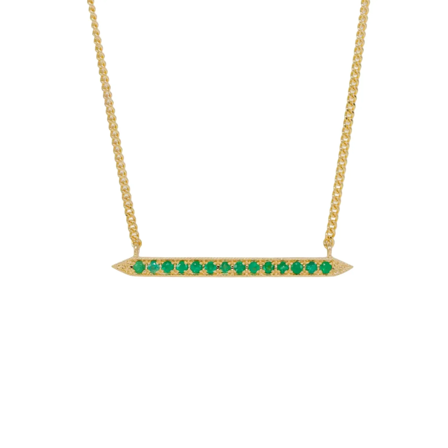 Tegla Necklace - Pavé