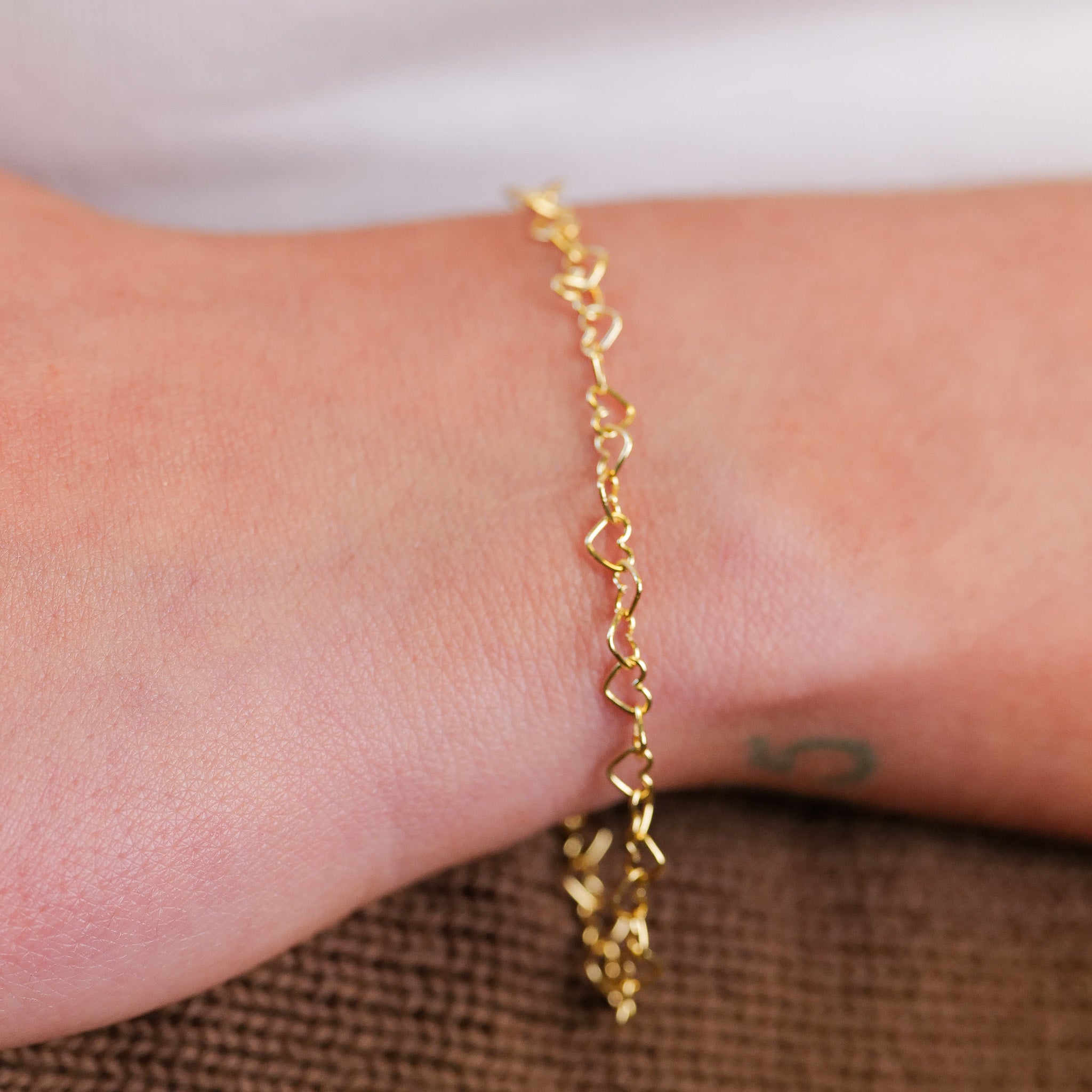 Grande Heart Chain Bracelet