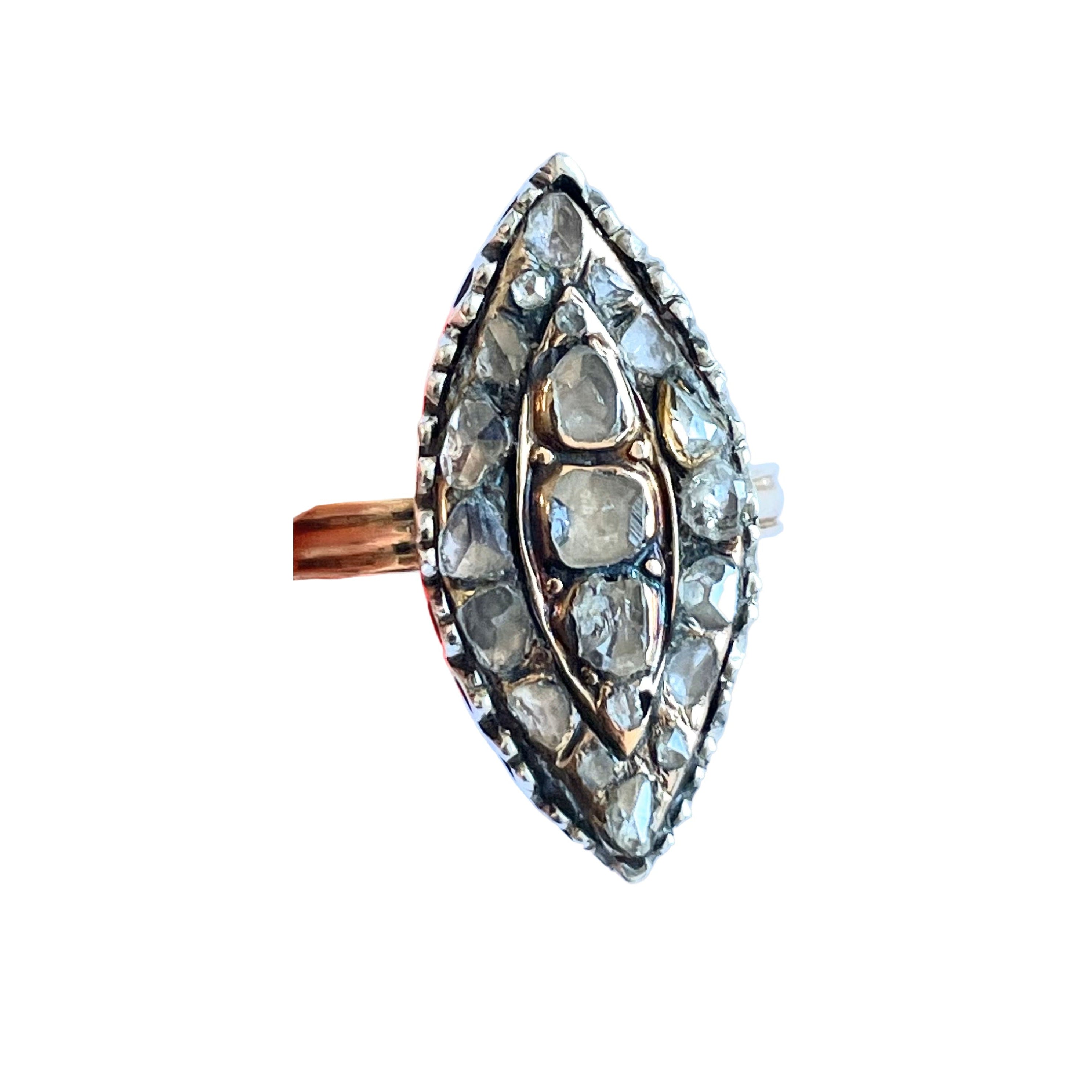 Polki Navette Ring (Vintage)