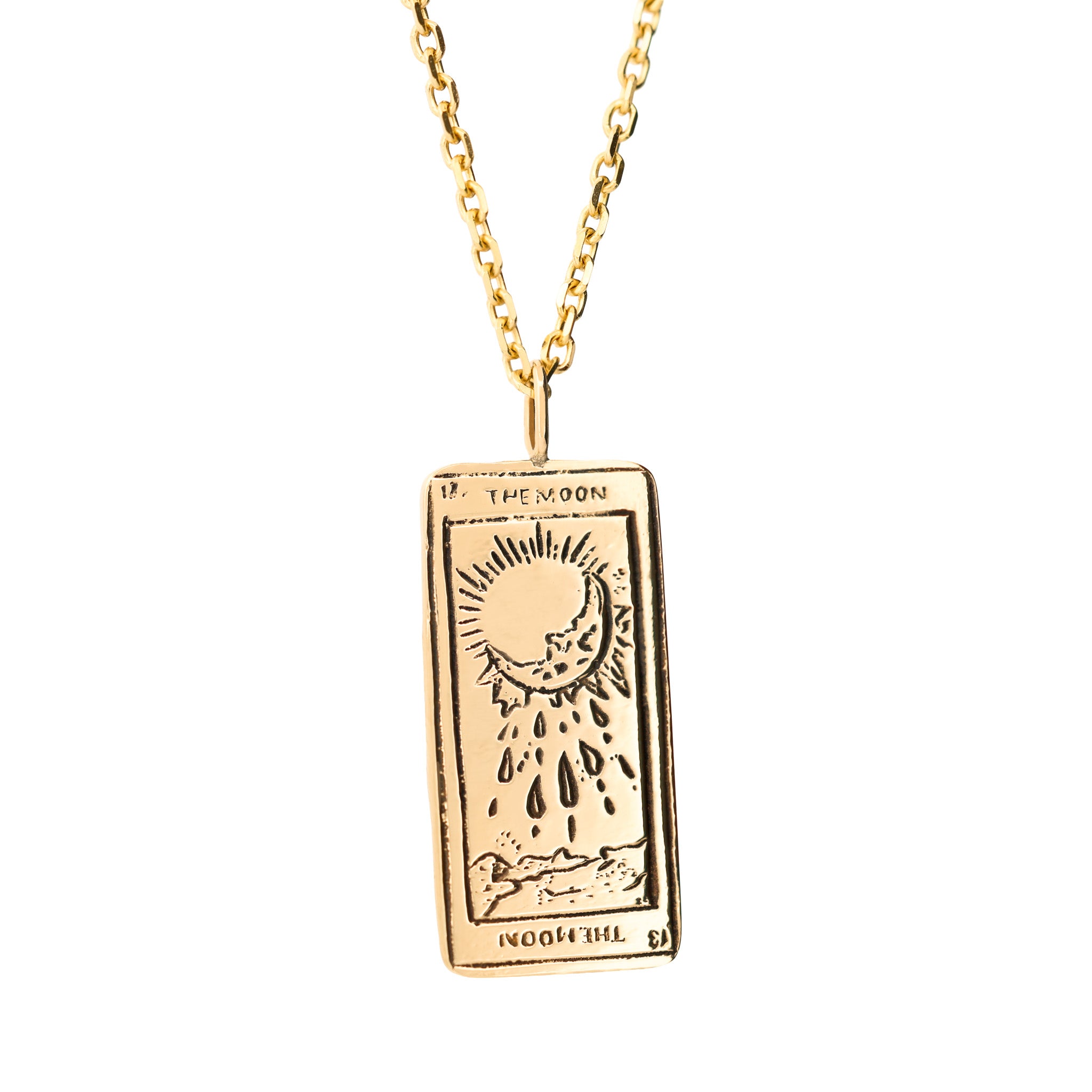 Tarot Card Charm - The Moon