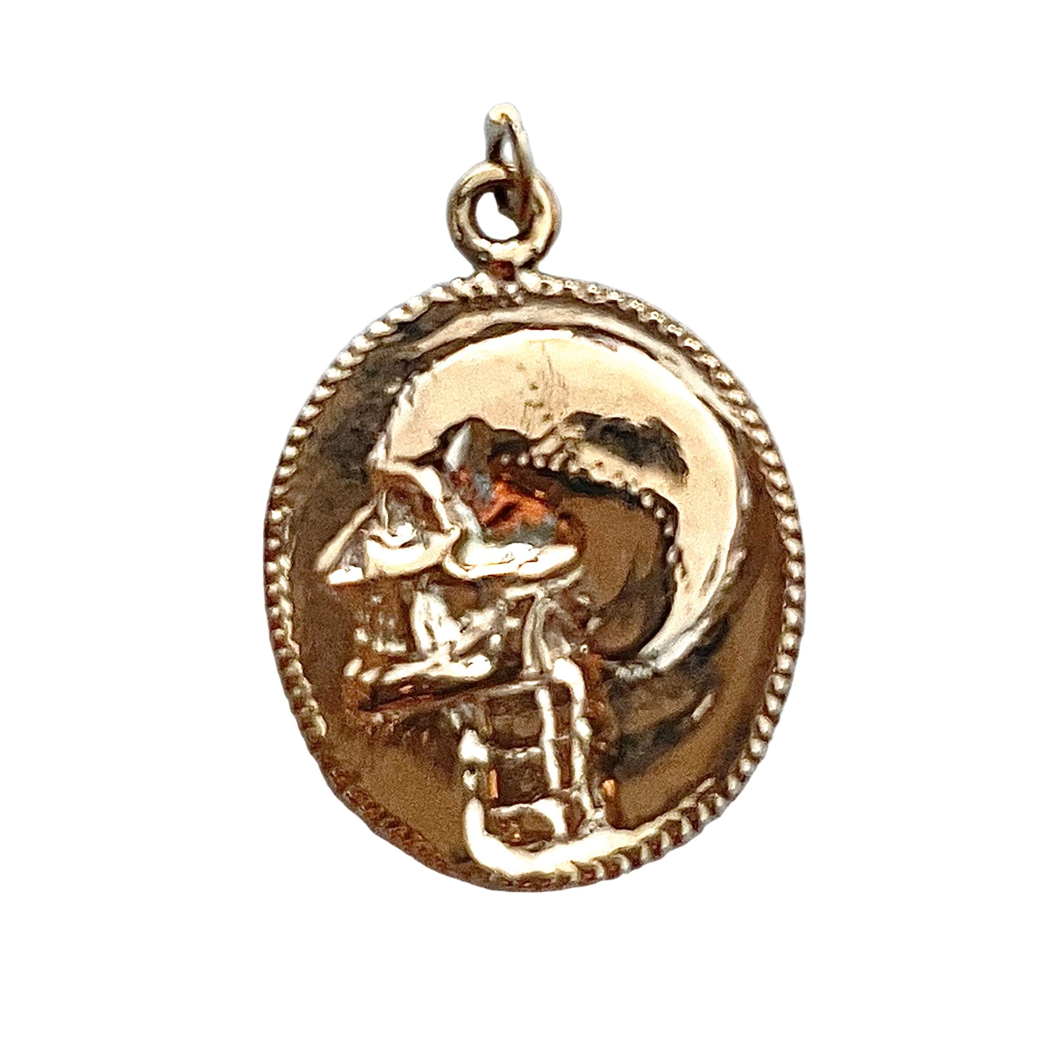 Human Skull Head Pendant