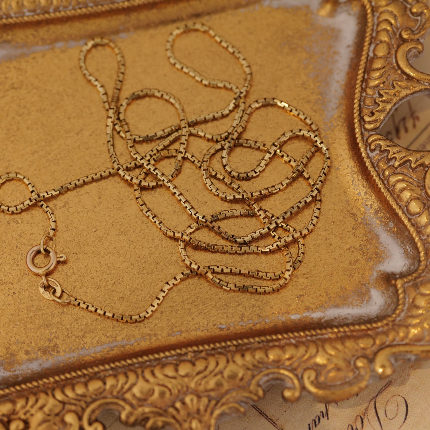 Vintage Snake Box Chain