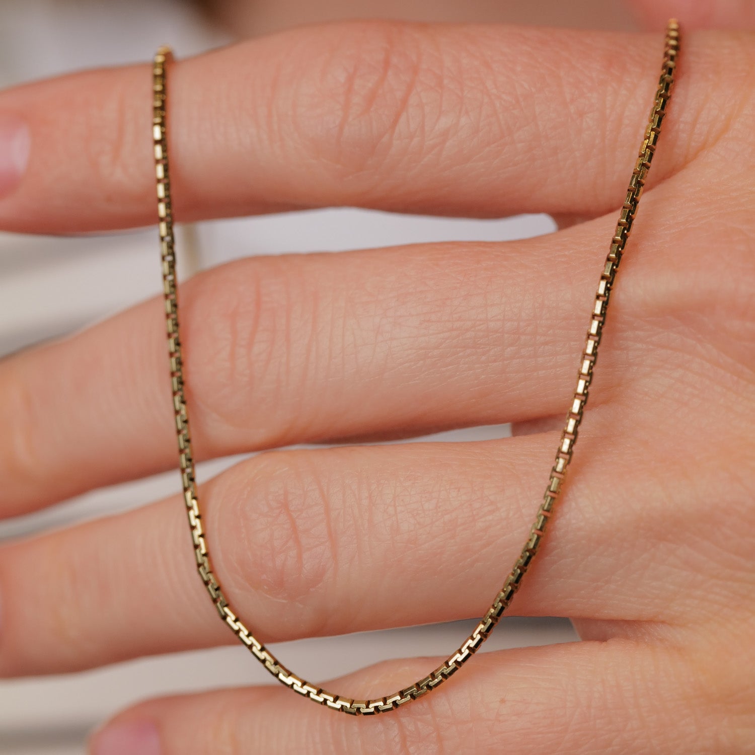 Vintage Snake Box Chain