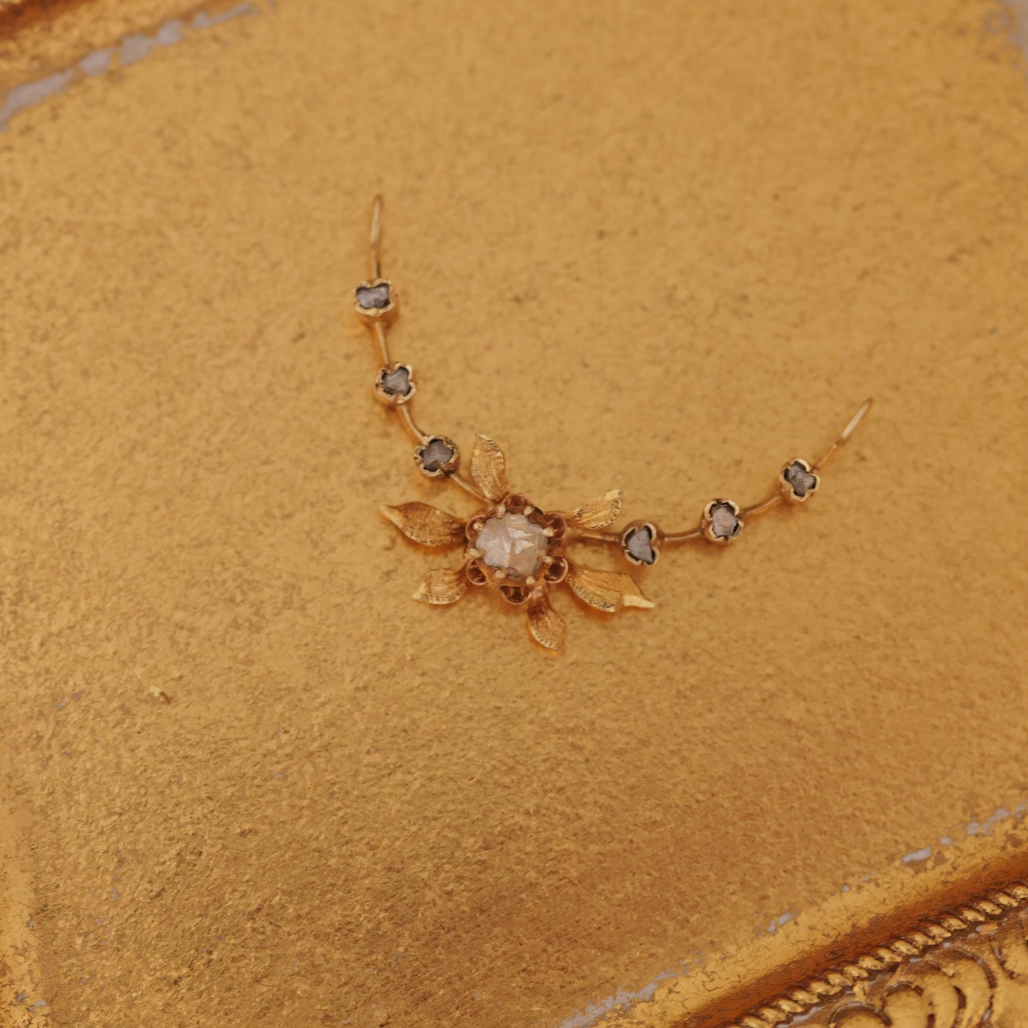 Vintage Large Flower Charm