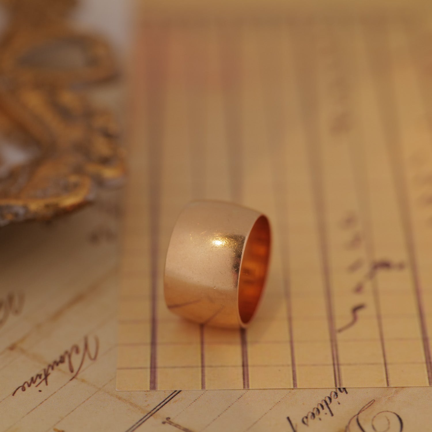 Vintage Wide Cigar Ring