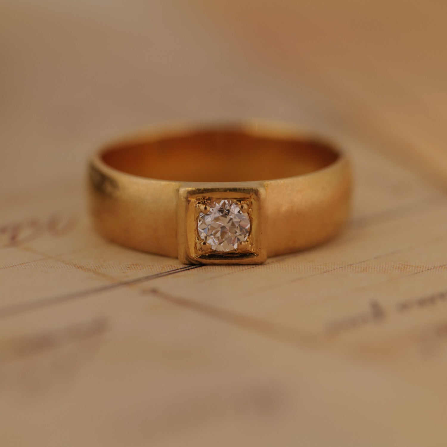 Antique Old European Diamond Ring