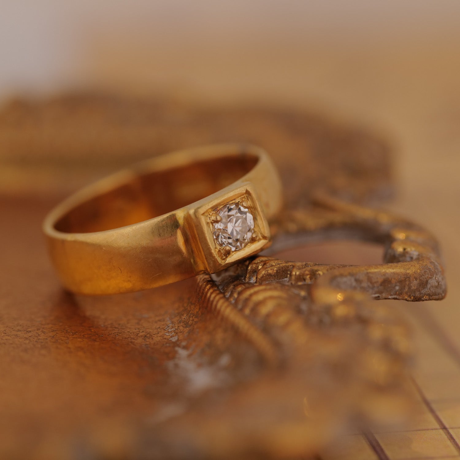 Antique Old European Diamond Ring