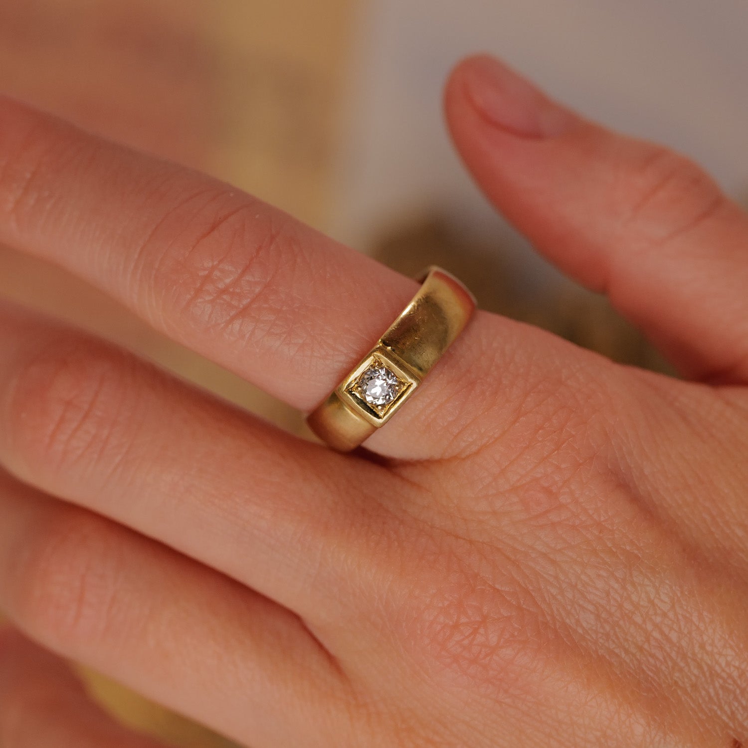 Antique Old European Diamond Ring