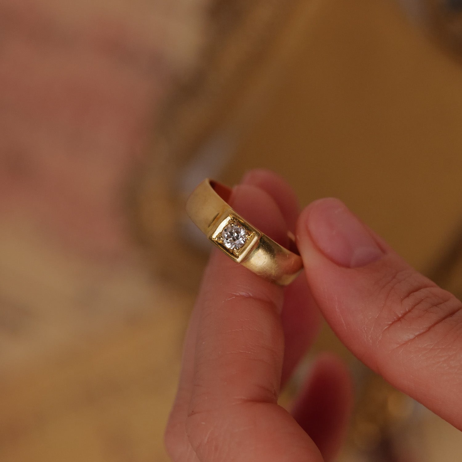 Antique Old European Diamond Ring