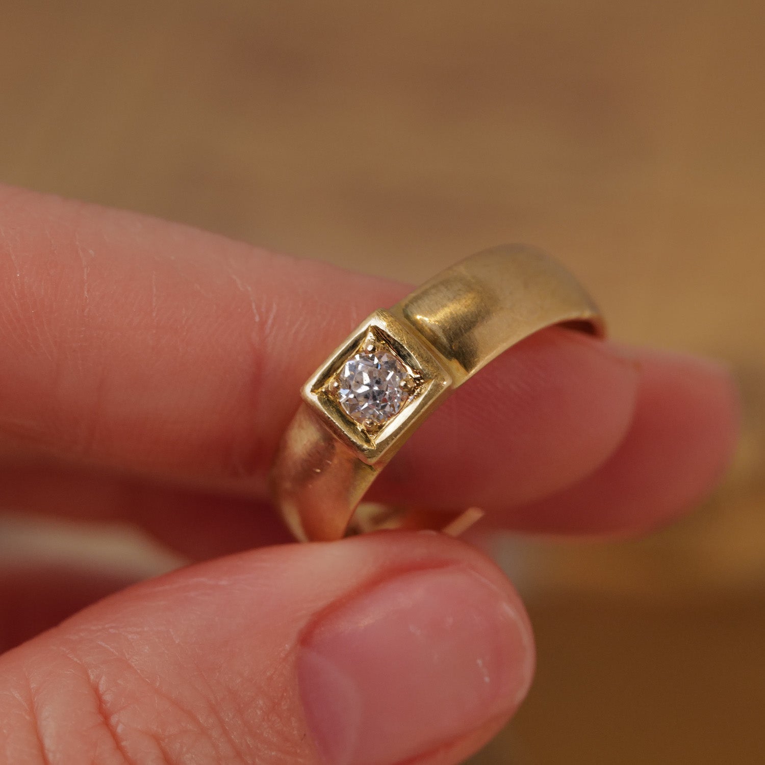 Antique Old European Diamond Ring