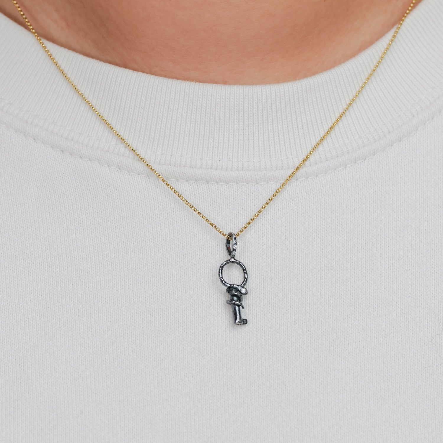 Serpent Key Charm