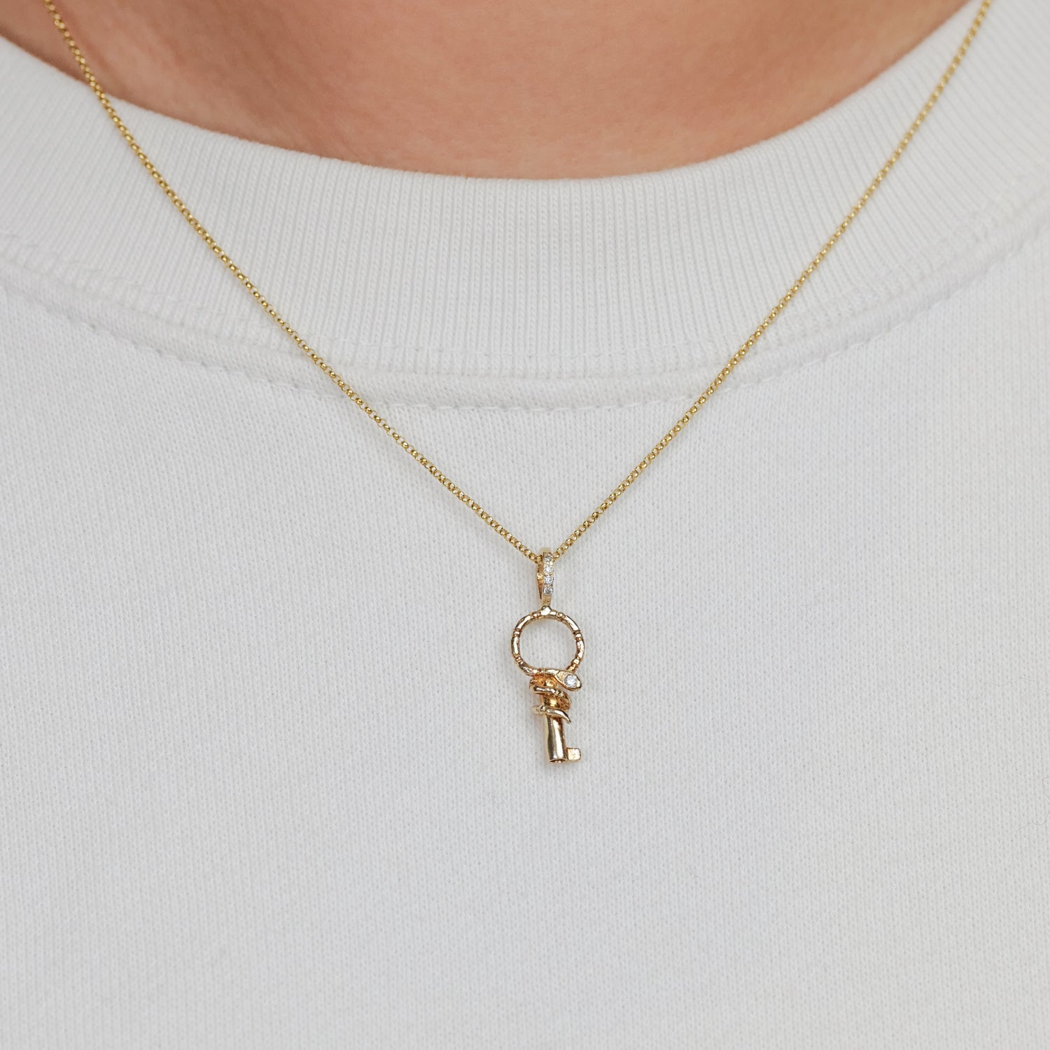Serpent Key Charm
