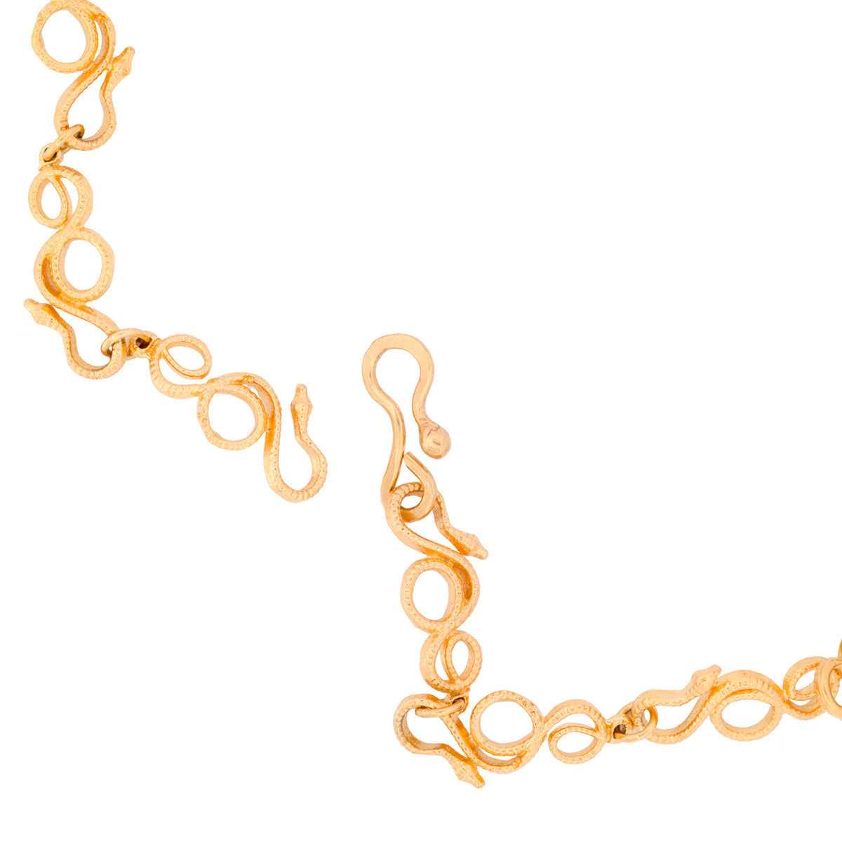Rebirth Snake Chain Necklace (GP)
