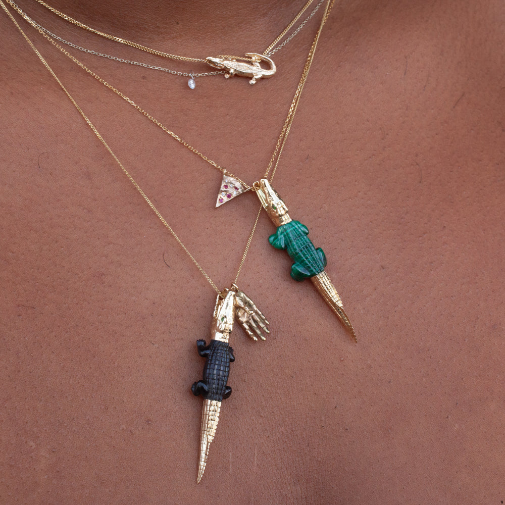 Alligator Bite Earring