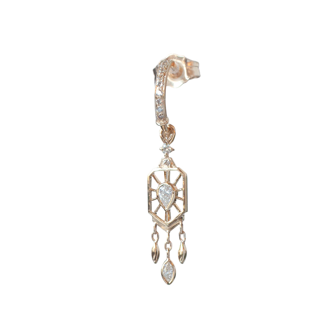 Dream Maker Hoop Earring - Diamond