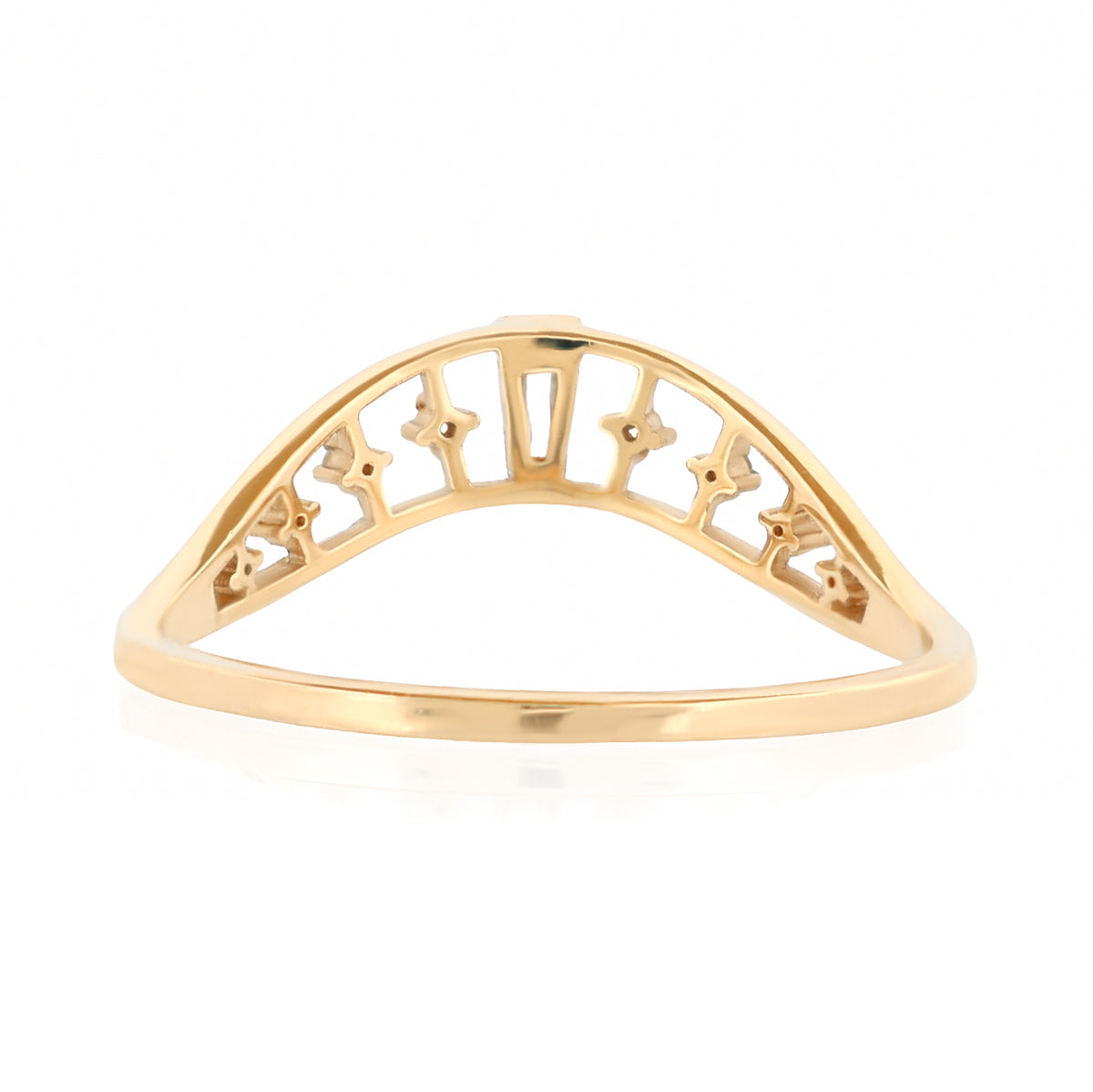 9 Diamond Crown Ring