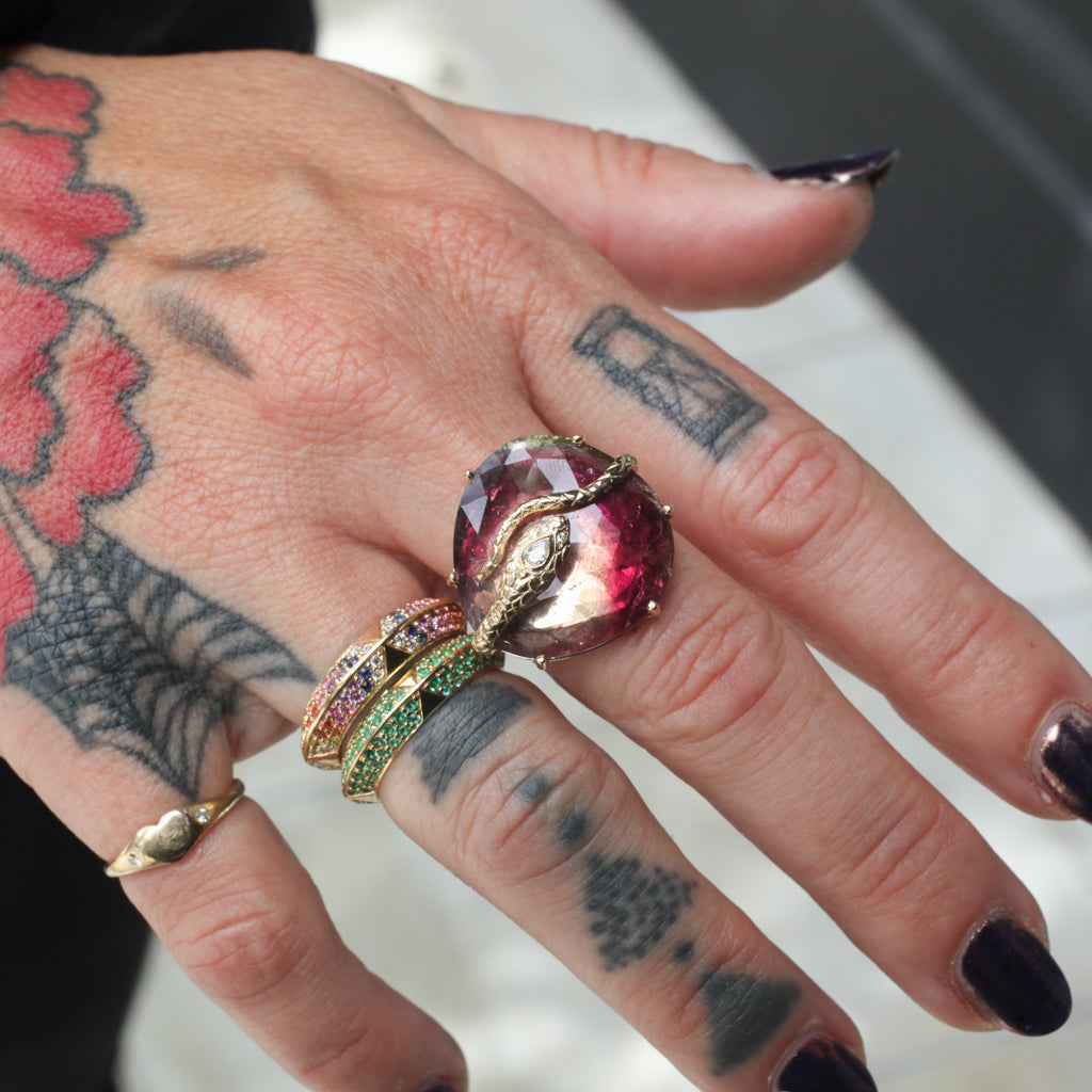 Cobra Tourmaline Ring
