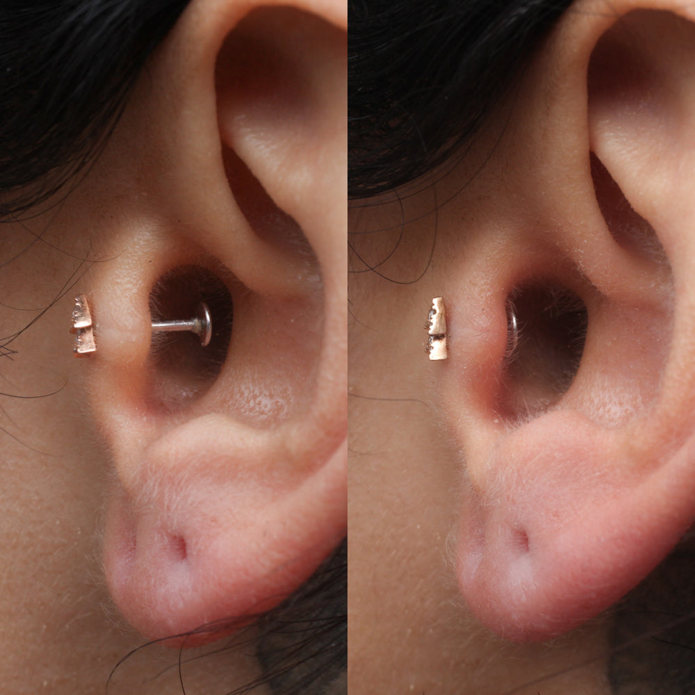 Swollen ear piercing hot sale after 6 weeks