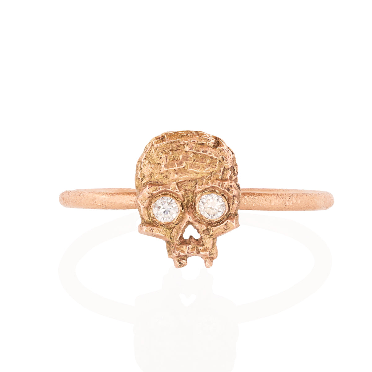 Cubist Skull Ring