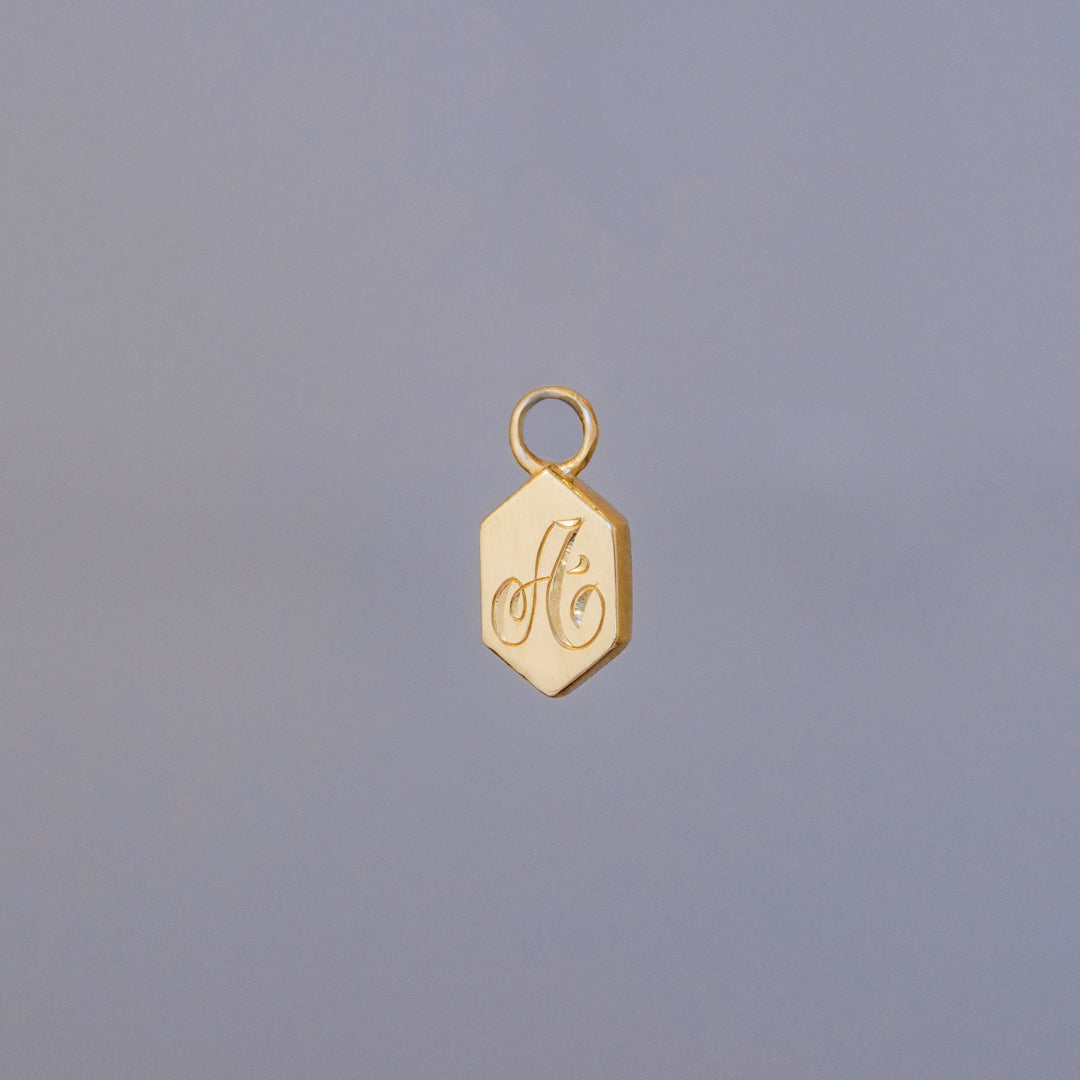 Fiat Lux Hex Eye Charm - Engraved
