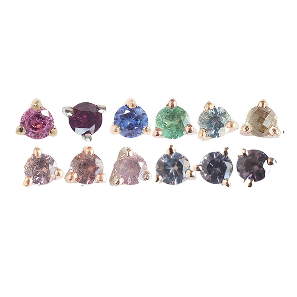 3 Prong Round - Colored (3mm)