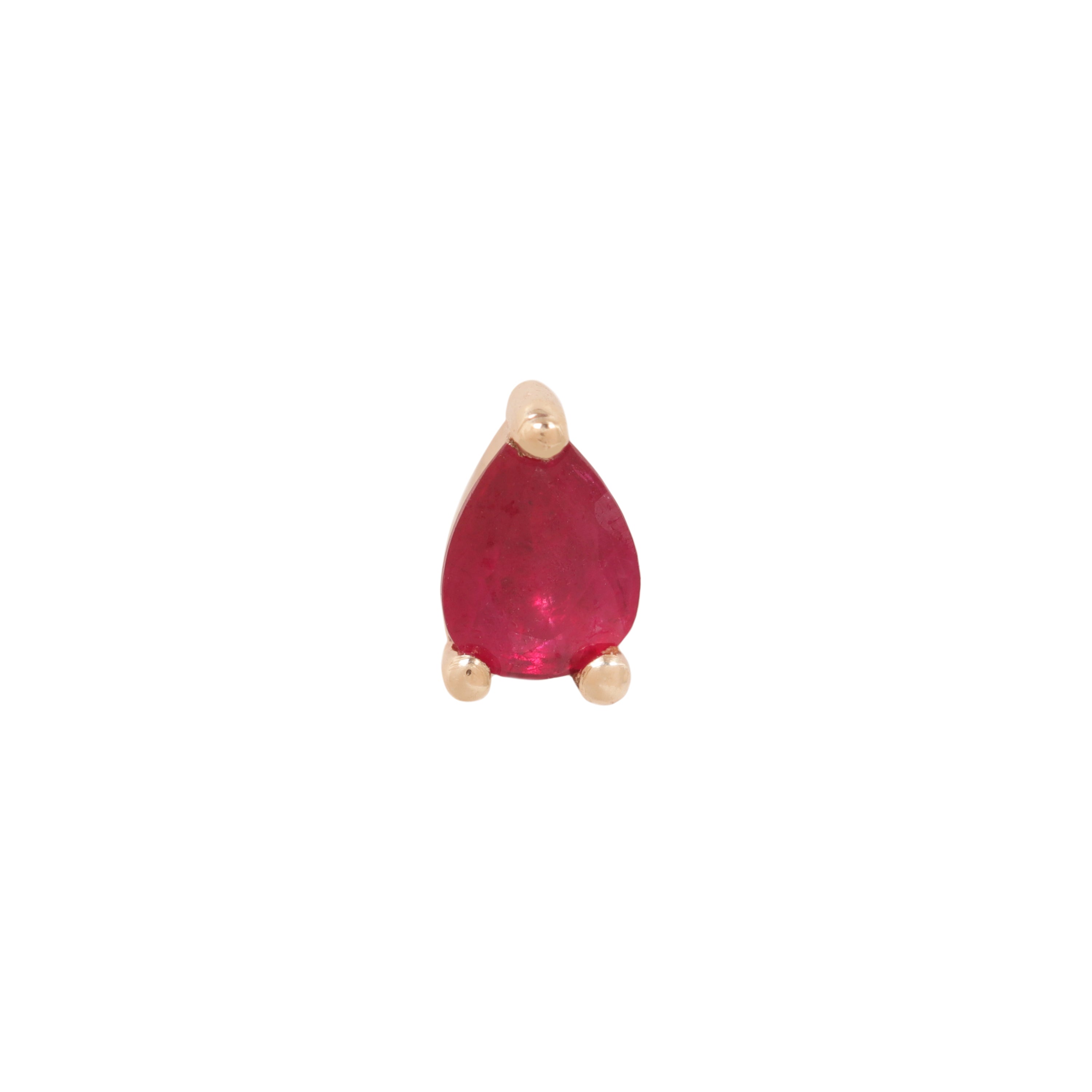 3 Prong Stone Pear - Colored (5x3mm)