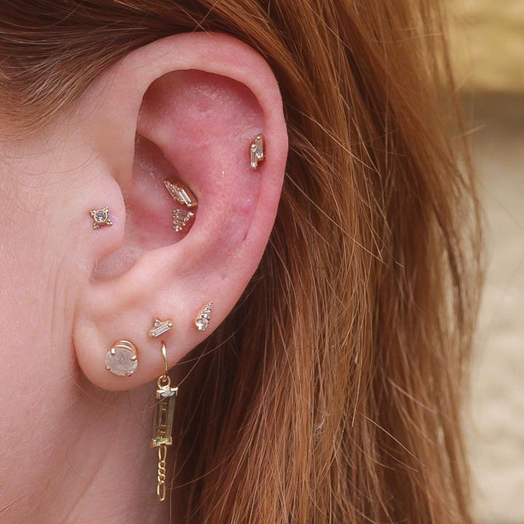Escalier Double Stud - Colored Gems
