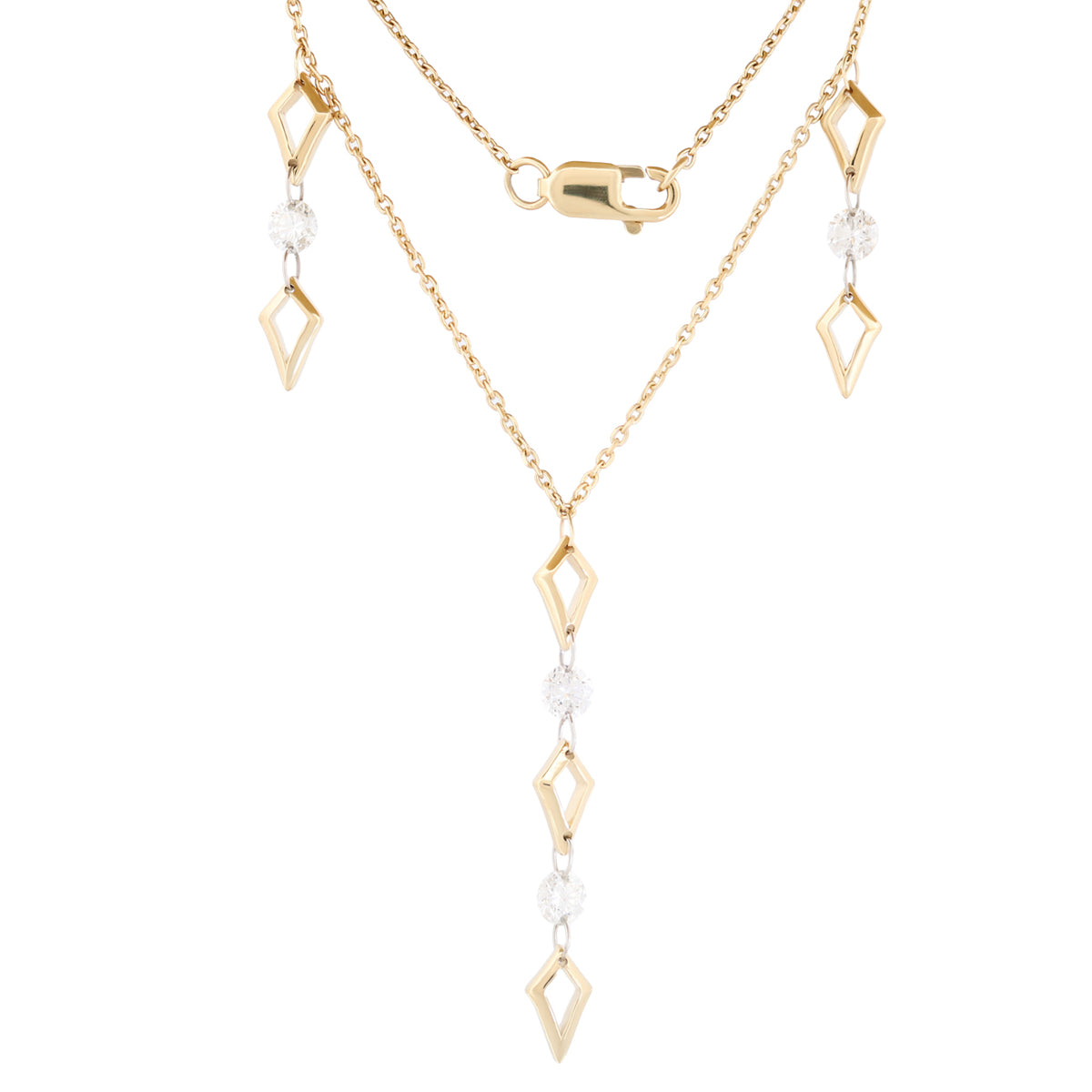 Falling Star Chandelier Necklace