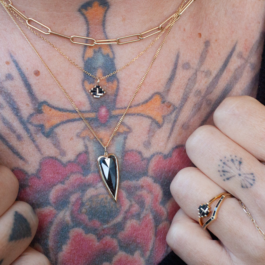 Punk Heart Necklace