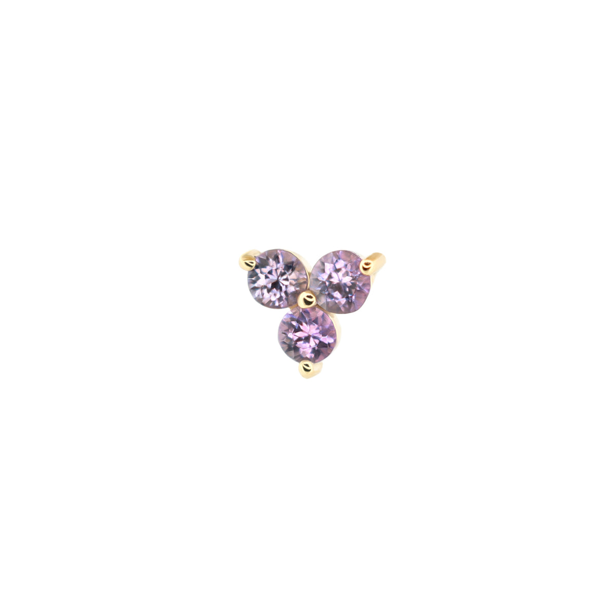 3 Gem Cluster - Colored Stone (2mm)