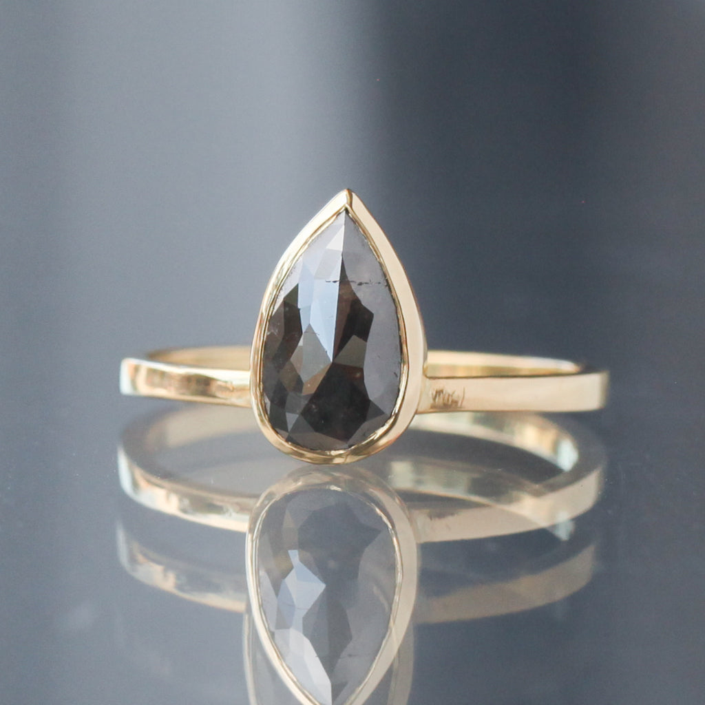 Rose cut store black diamond