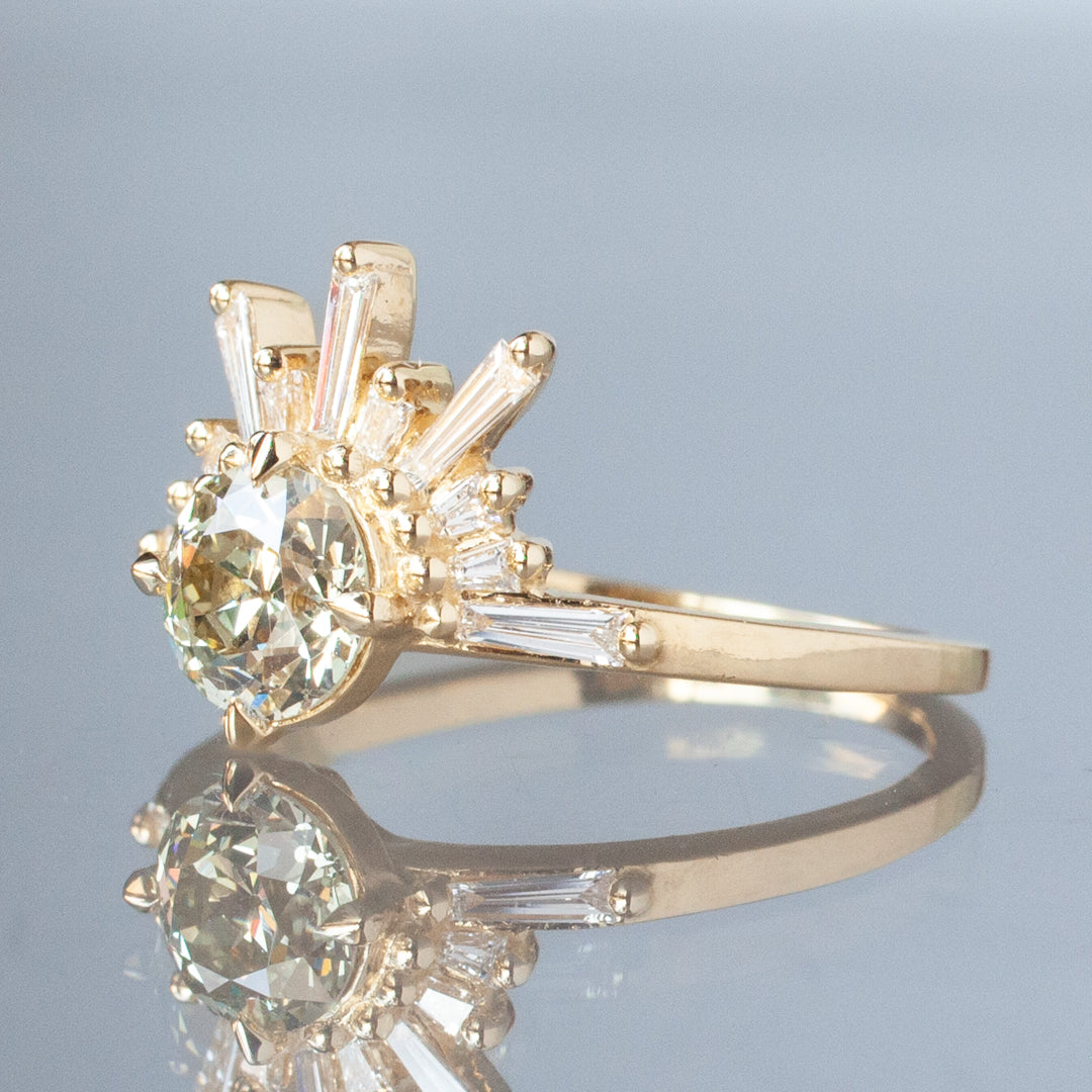 Classic Demi Feu - Sunshine Old European Diamond (0.89ct)