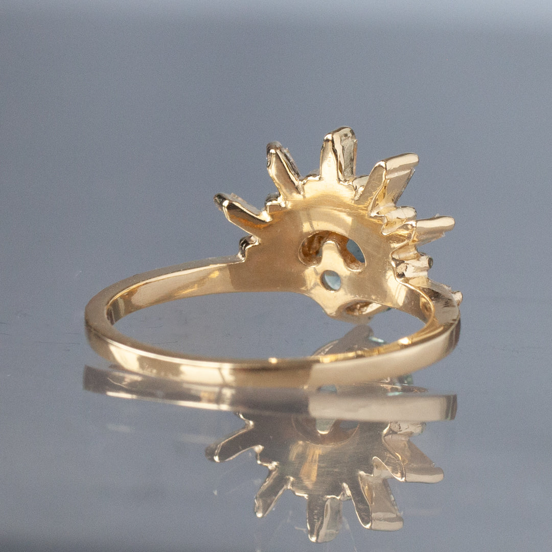 Grande Demi Feu Ring - Royal Blue Brilliant Sapphire (1.26ct)