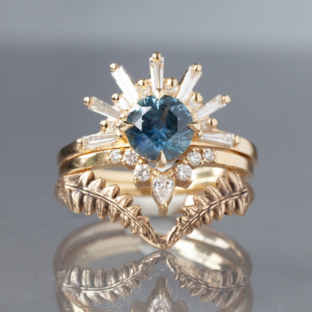 Grande Demi Feu Ring - Royal Blue Brilliant Sapphire (1.26ct)